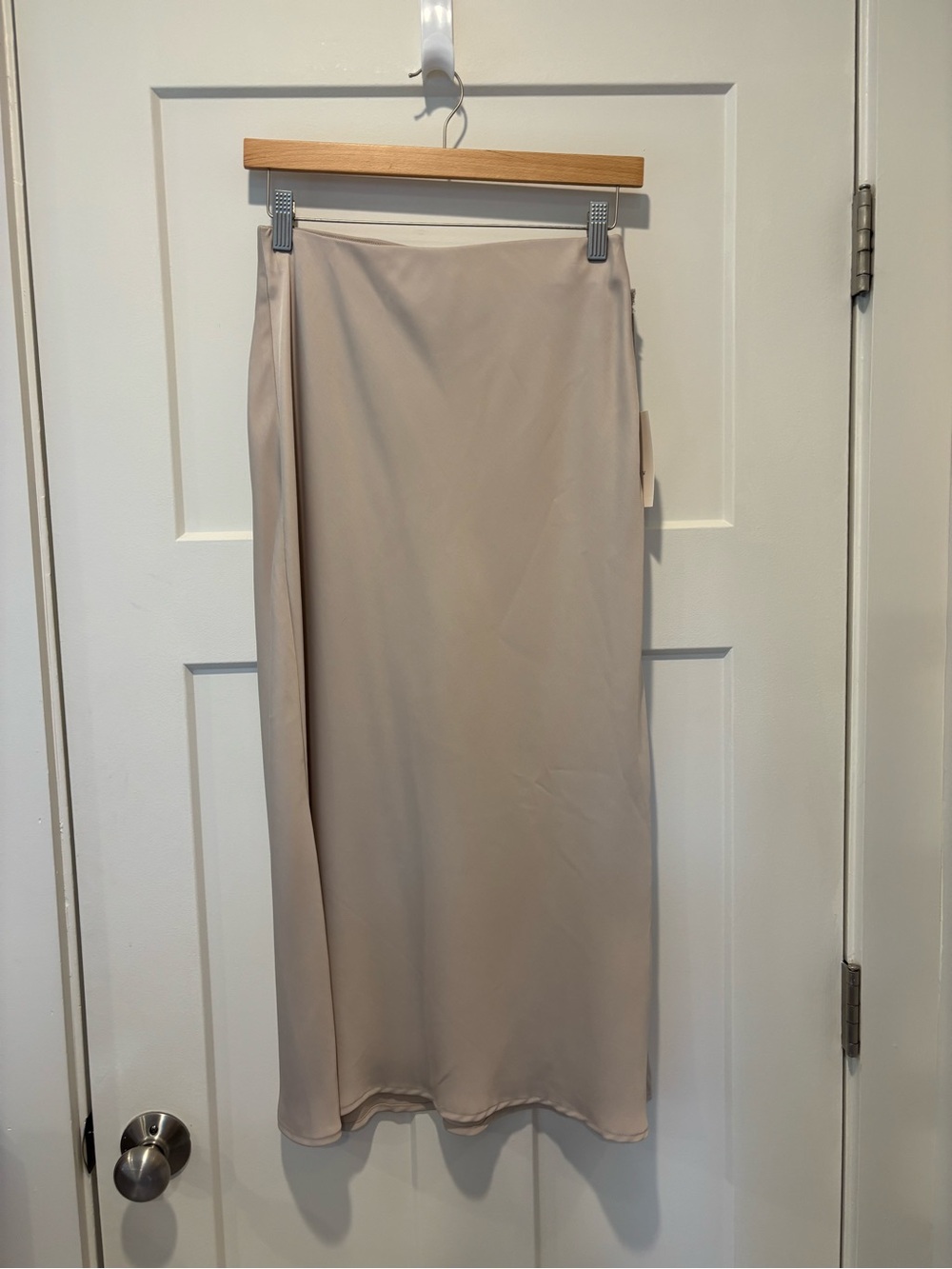 NWT Light pink Satin Slip Skirt